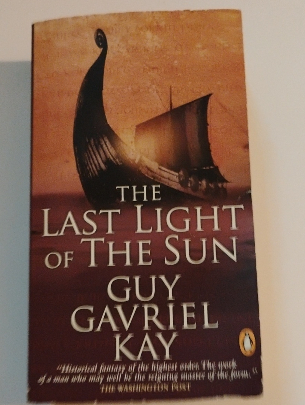 3/$24 "The Last Light of the Sun" By Guy Gavriel Kay Softcover Book